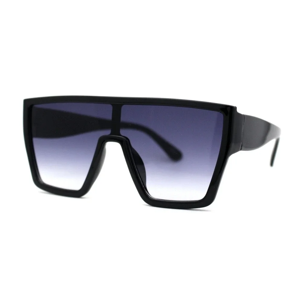 Women Sunglasses Thick Frame Rectangular Frame Fashion Shades Designer Style New - Picture 3 of 8
